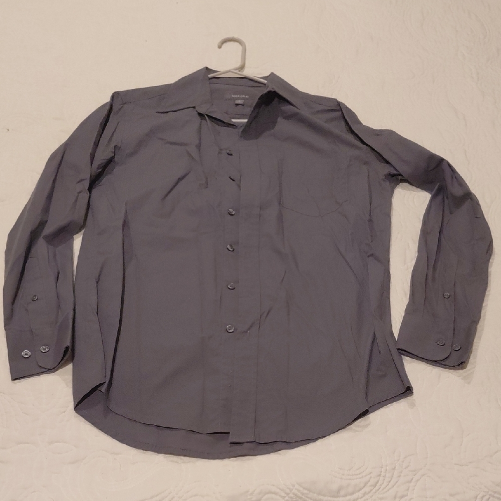 Merona Mens Small Button Up Tshirt